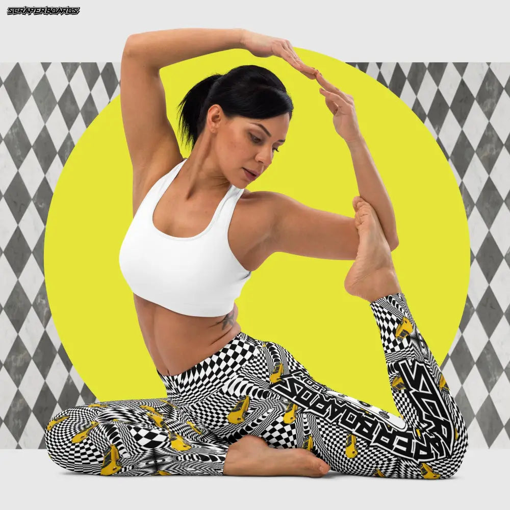 Mdernradster Elysian Sculpted Leggings - Yellow Xs