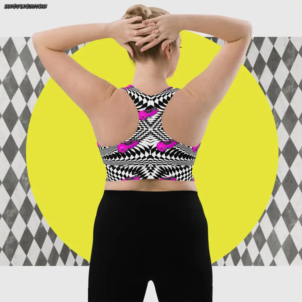 Mdernradster Yoga Couture Longline Sports Bra